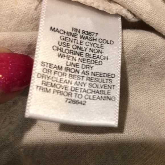 LIZ CLAIBORNE linen blend wide leg cropped pants. Size 12 beach summer vacation - Picture 7 of 8